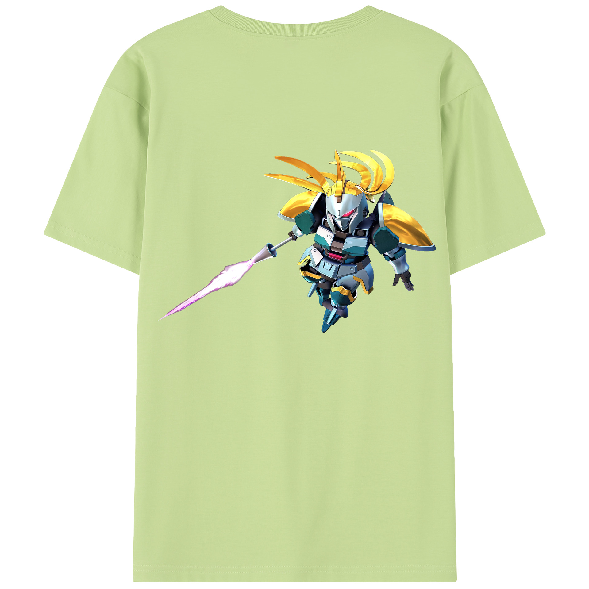 （画像用） 機動戦士ガンダム Mobile Suit Gundam 綿100％半袖Tシャツ（背面プリント）